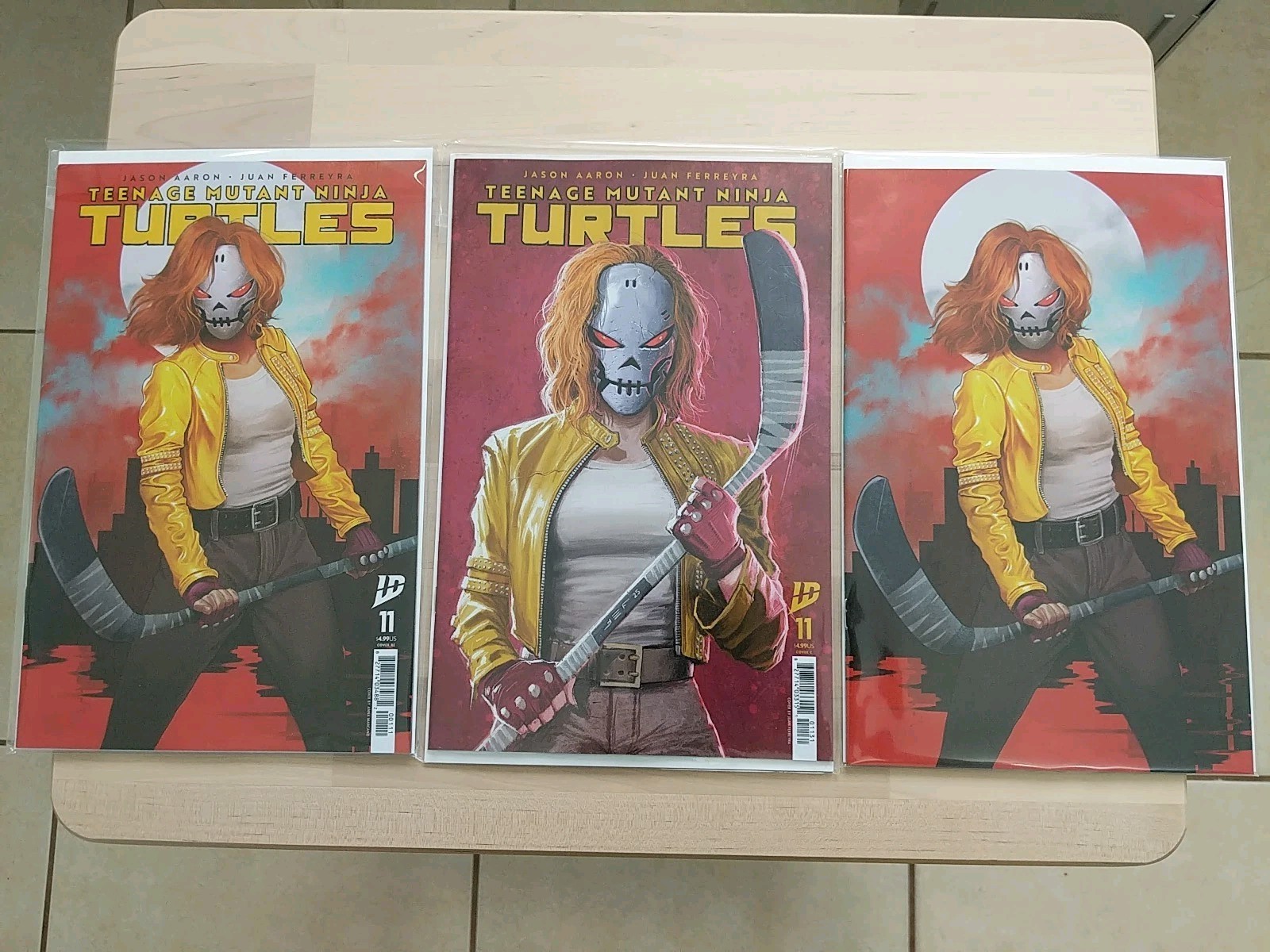 TMNT NINJA TURTLES #11 FERREYRA Cvr C & MARCANO APRIL VIRGIN n TRADE VARIANT LOT
