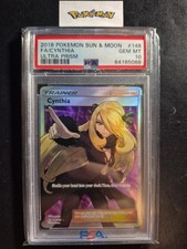 2018 Pokemon Sun&Moon Ultra Prism 148/156 Full Art Cynthia PSA GEM MT 10 on eBay