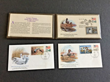 US STAMPS SC# RW54, RW55 & RW56 1987-89 Lot of 3 Federal Duck Stamp 1st Day Issu