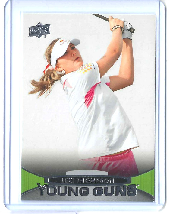 2026 Upper Deck Golf Young Guns Lexi Thompson #140 Retro Rookie Card LPGA