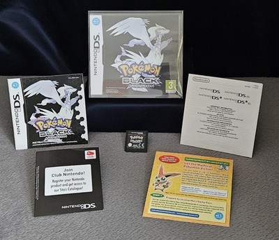 Pokemon Schwarze Version Nintendo DS UK PAL Original Verpackt Mit Anleitungen 