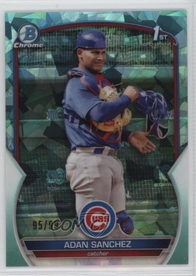 2023 Bowman Chrome Sapphire Prospects Aqua 95/99 Adan Sanchez #BCP-219 0qc1