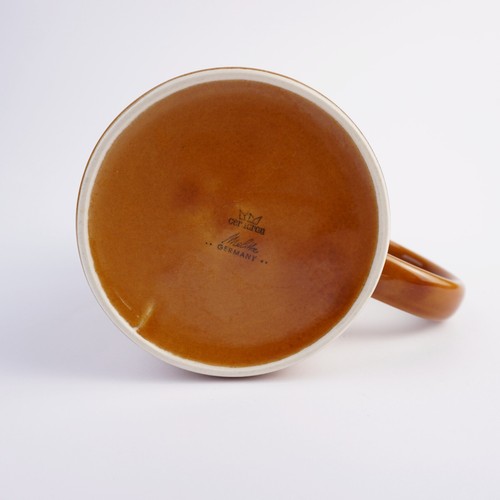 Melitta Ceracron Keramik braun Wasserkru Krug Höhe ca14,8 cm Vintage Mid Century - Bild 11 von 17