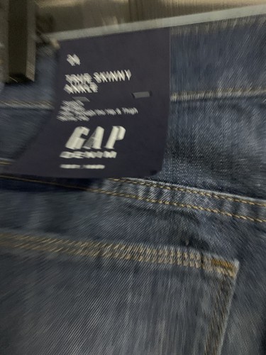 GAP Womens Jeans Size 24 Regular Blue True Skinny Ankle Mix Rise New - Picture 6 of 10