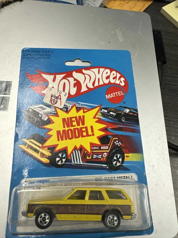 1981 MATTEL HOT WHEELS - Yellow and Brown Aries Wagon New Model 3258 - Image 2 of 4