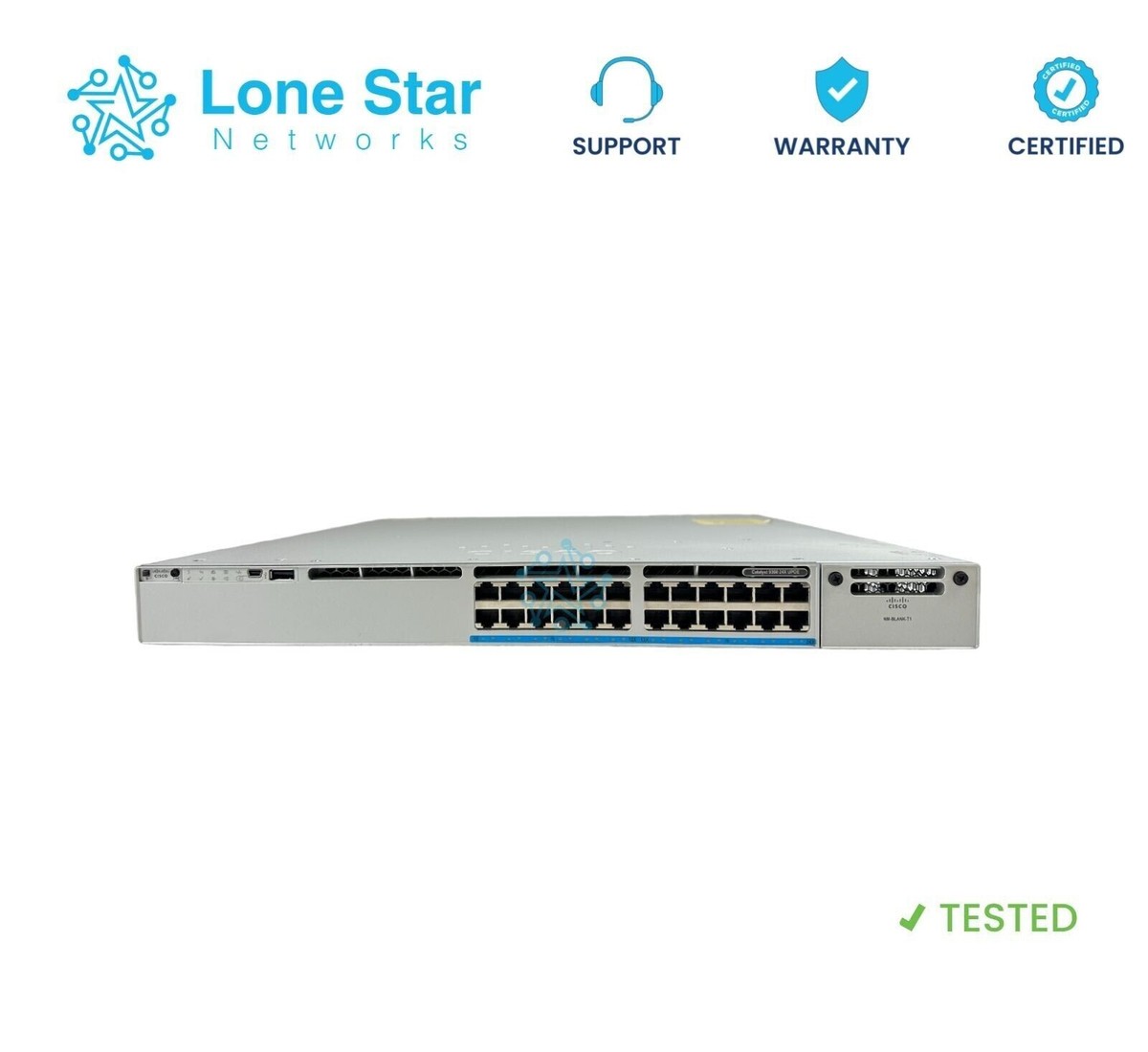 Cisco C9300-24UX-E 9300 24-port and UPOE Network Essentials