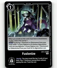 Digimon Fusionize FOIL Dimensional Phase Uncommon
