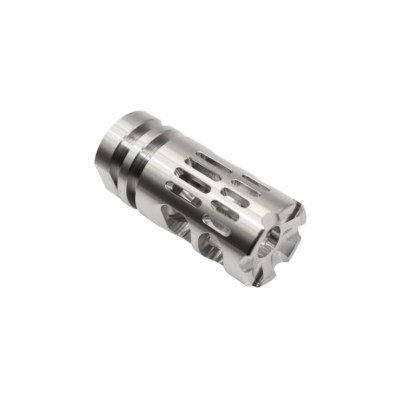 1/2x28 Hexasigma Comper Performance Muzzle Brake 223 22 Stainless Steel