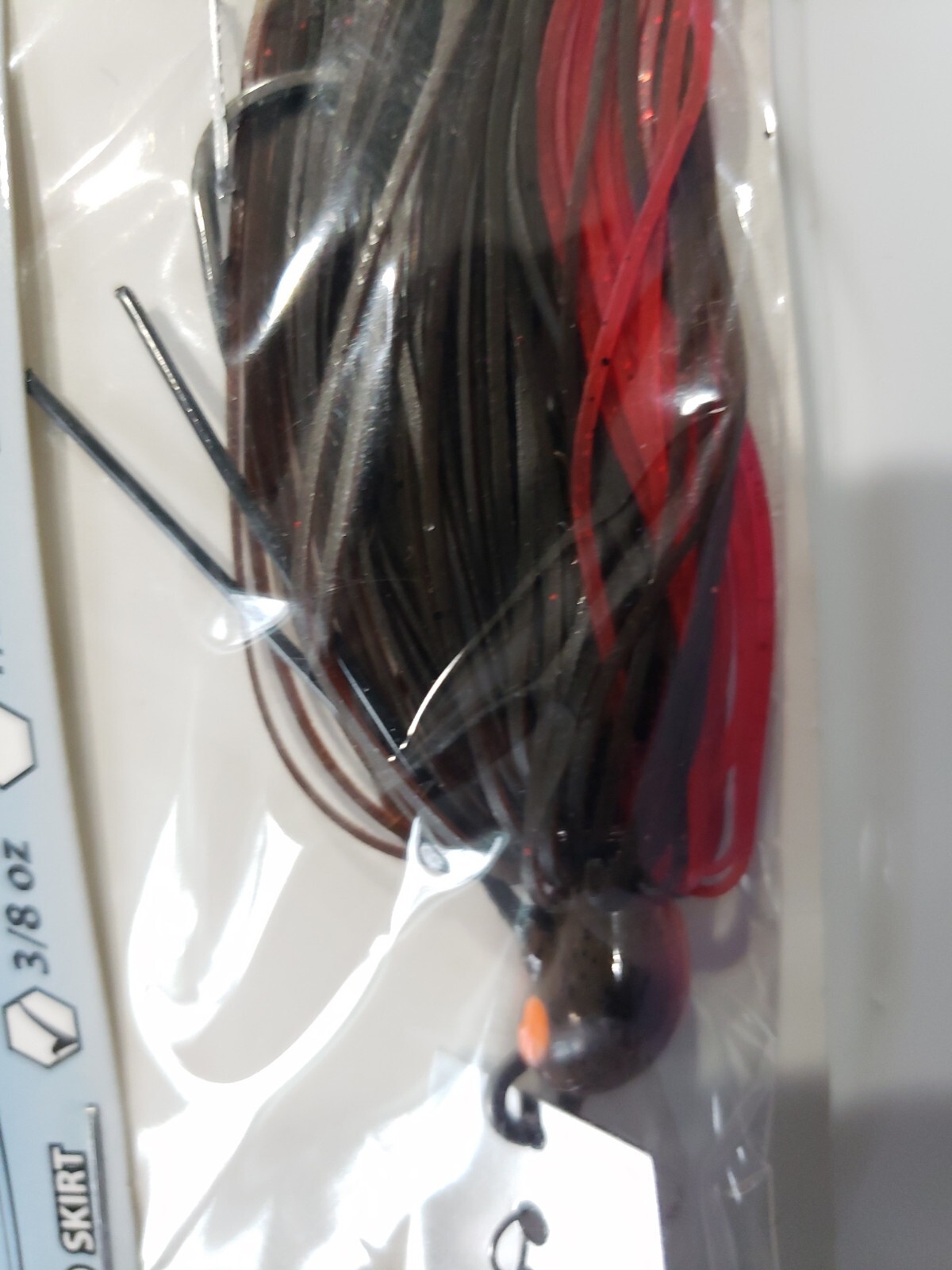 Lot of 2- Z-Man Crosseyez Chatterbait 3/8oz Blades Jig Bass Lures Pumpkn/ChilRed - Image 9