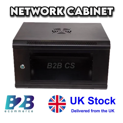 4U 6U 9U 12U Network Data Cabinet - Wall Mountable Server Rack Flat Packed