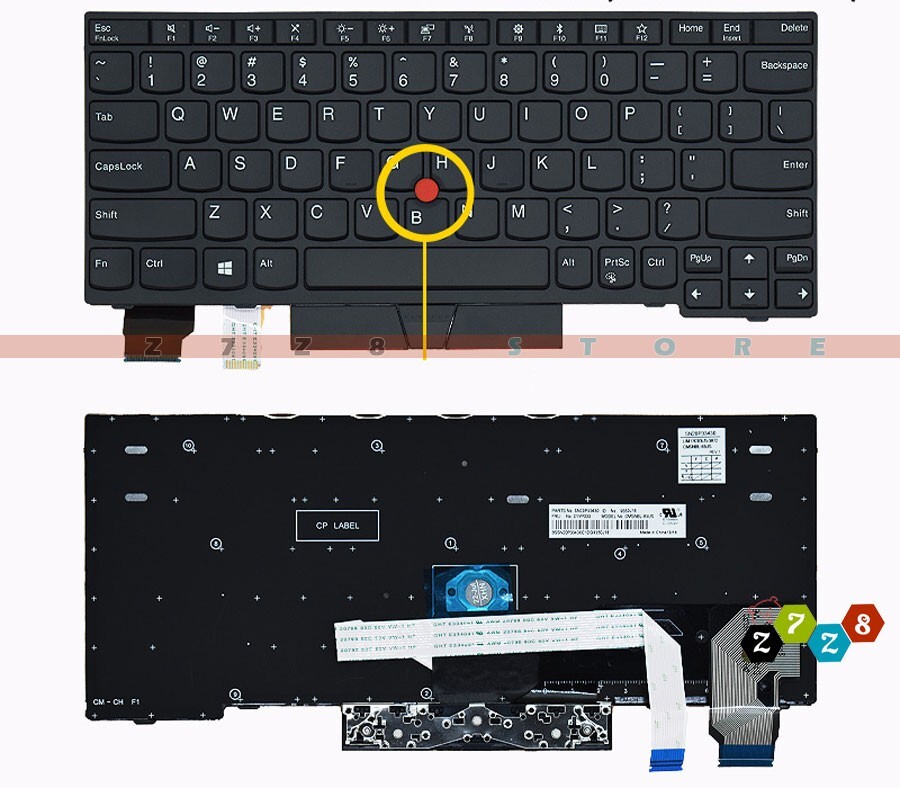 Nw Lenovo ThinkPad X280 A285 X390 X395 US Laptop Keyboard W Nw Lenovo ThinkPad X280 A285 X390 X395 US Laptop Keyboard W