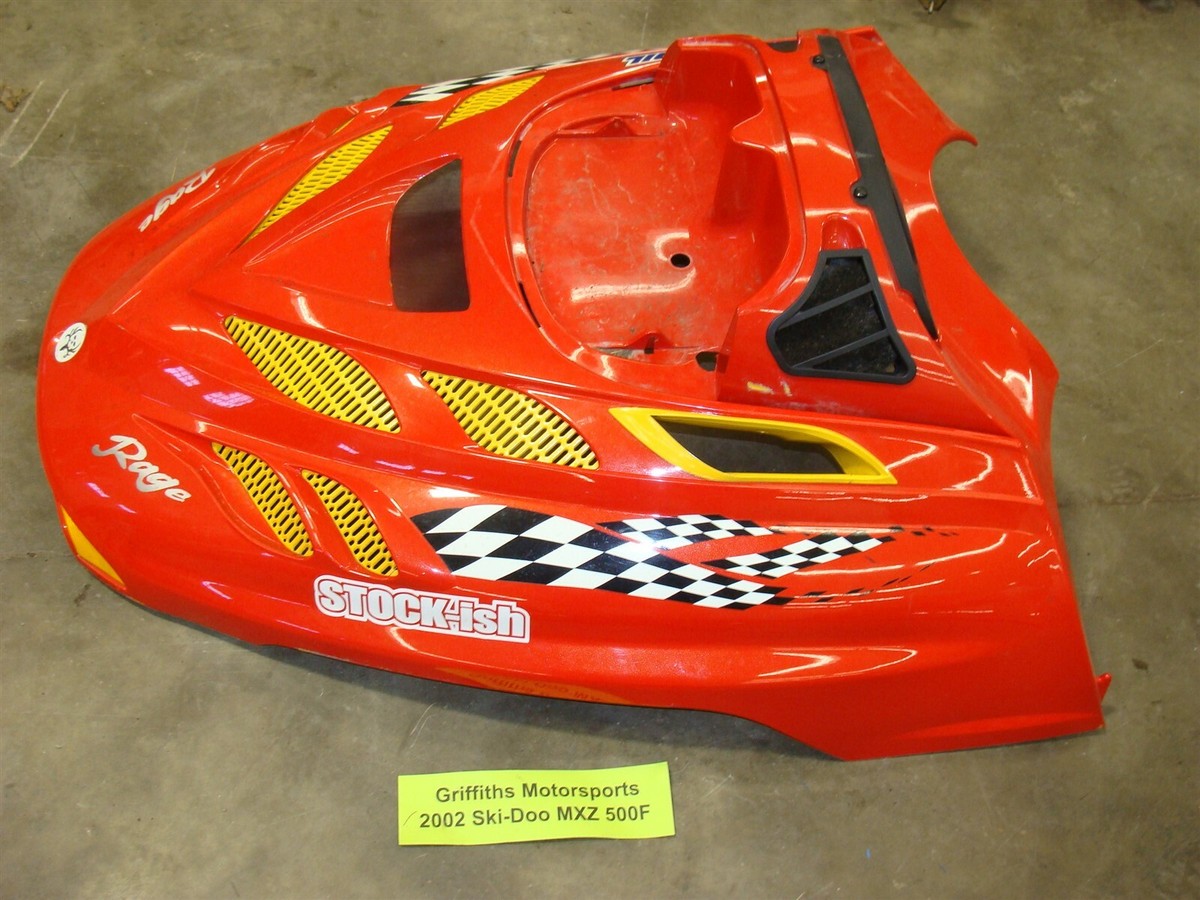 2002 01 SKI DOO MXZ 500F fan zx chassis hood body cover vents