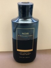 Bath Body Works "NOIR" Men's Collection - 3-in-1 Hair, Face Body Wash 10 oz