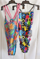 Dolfin Uglies Set of 2 Women's Size 30 Hyper Tropic and Global Graffiti Prints