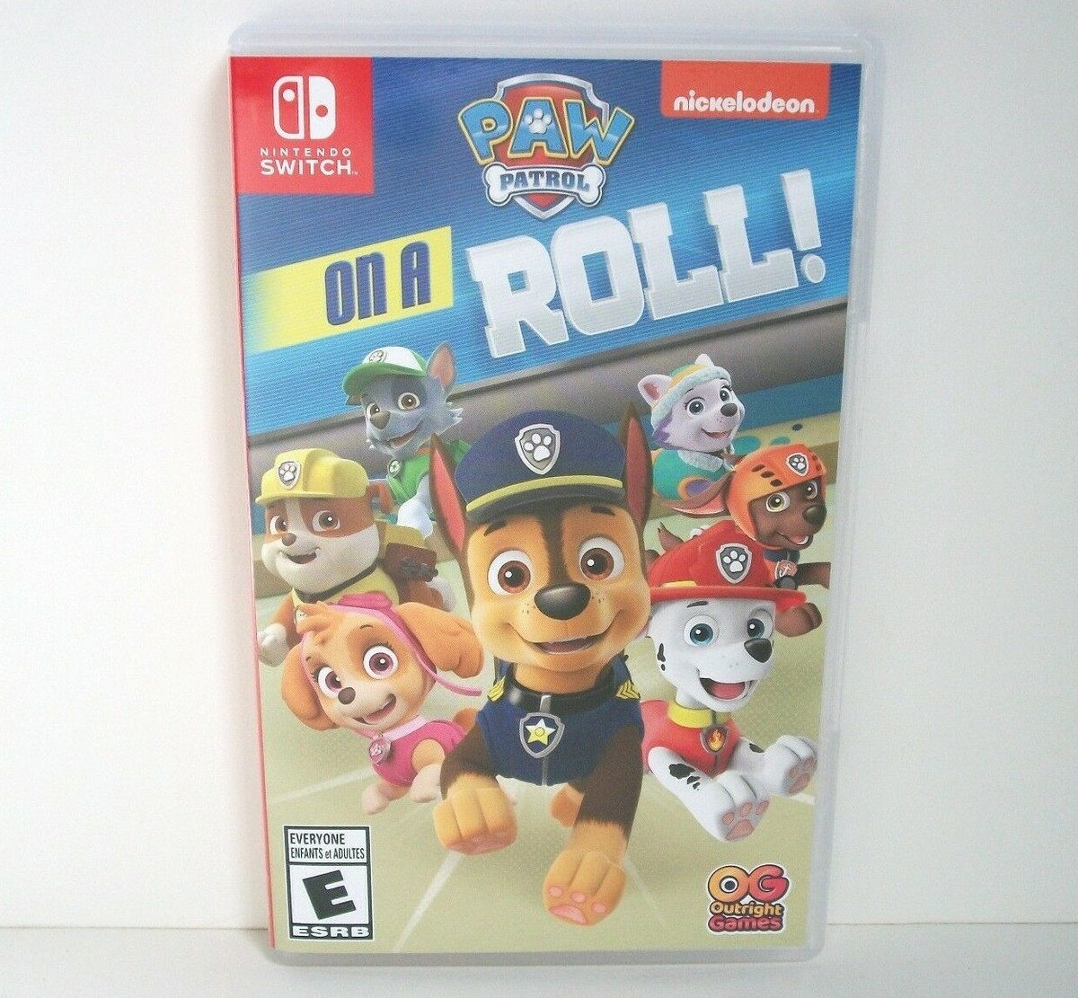 PAW Patrol Switch Case Only NO GAME Nintendo Empty