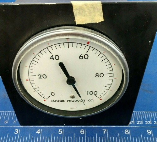 MOORE PRODUCTS/SIEMENS 3051-7 4" GAUGE 0-100PSI 30517 - 第 1/5 張圖片