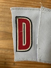 Astros Game Used MiLB Jersey Nameplate Letter Patches - Letter D