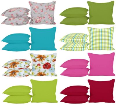 MCNDSI Stuhlkissen Outdoor - Wasserdichte Sitzauflage 30x30cm Für Gartenmöbel Mit Schaumstofffüllung