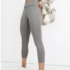 MADEWELL MWL Form High-Rise 23" Leggings in Heathered Charcoal Size M