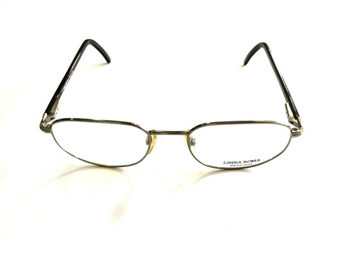 Linea Roma Eyeglasses Spencer Gold Size 52mm Authentic - Picture 4 of 4