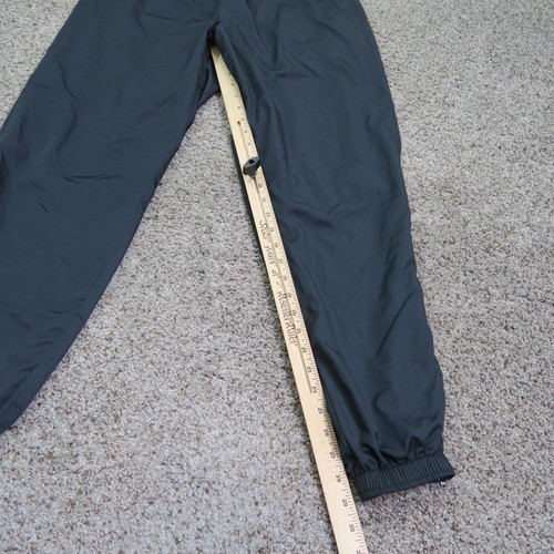 Vintage Nike Pants Boys Medium 10/12 Black Track Pull On Ankle Zip 90s Y2K Youth - Picture 6 of 12
