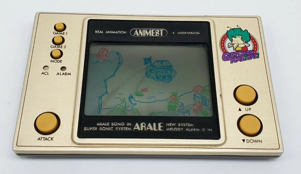Dr. Slump Arale Gatchan Kazi Kazi Bandai Animest LCD Handheld 1982