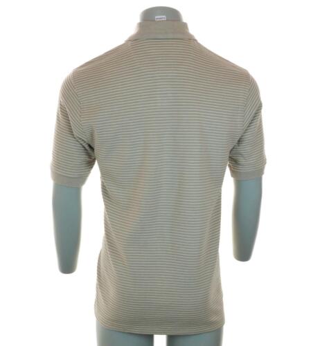 Polo elasticizzata nuova da uomo Geoffrey Beene a costine testurizzata piccola oversize - Foto 3 di 3