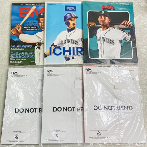 Lot 6 PSA SMR Magazine '21-'25 Price Guide New Sealed Jackie Ohtani Brady Judge