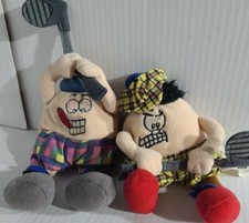 Silly Slammers 1998 Frustrated Golfer Beanbag Plush Golf 34 McDIVOT 33 McDUFF