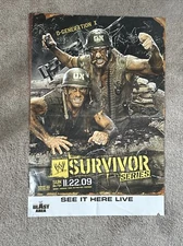 WWE Official PPV Poster 2009 SURVIVOR SERIES 27" x 39" DX HHH SHAWN MICHAELS