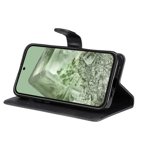 Solid Color Leather Wallet Magnetic Phone Case For Google Pixel 6 7A 8A 9 Pro XL - Picture 13 of 48