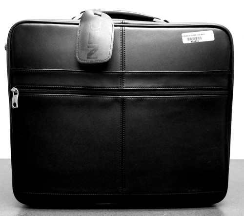Bolsa de transporte acolchada de cuero Jelco para proyector, portátil y accesorios - Imagen 2 de 12