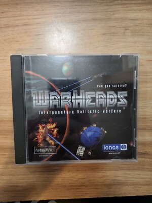 WarHeads Interplanetary Ballistic Warfare PC Windows 95 CD-ROM