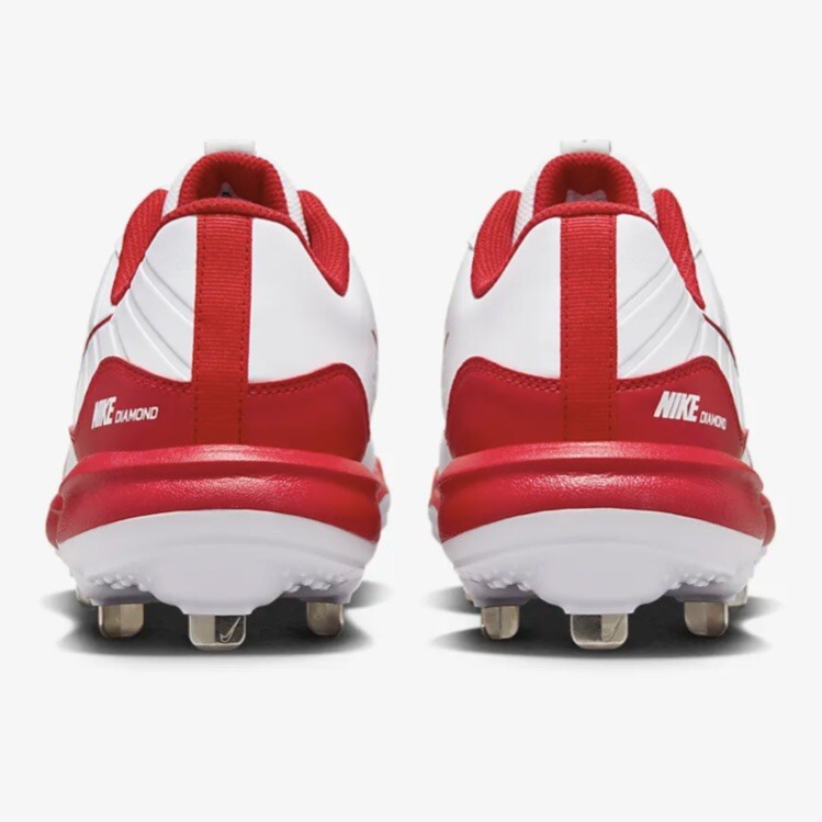 Nike Alpha Huarache Varsity 4 Baseball Cleats Red White DJ6516-104
