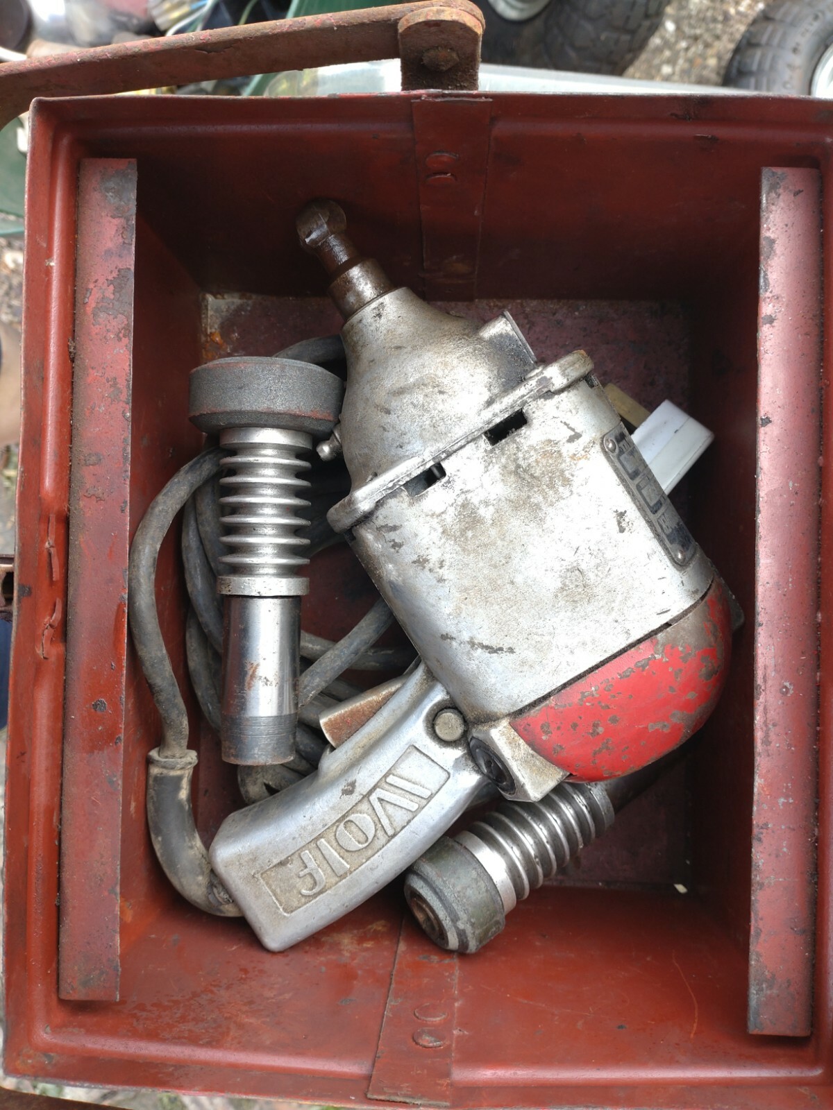 Vintage Wolf Valve Seat Grinder Working With Tools And Original Box eBay