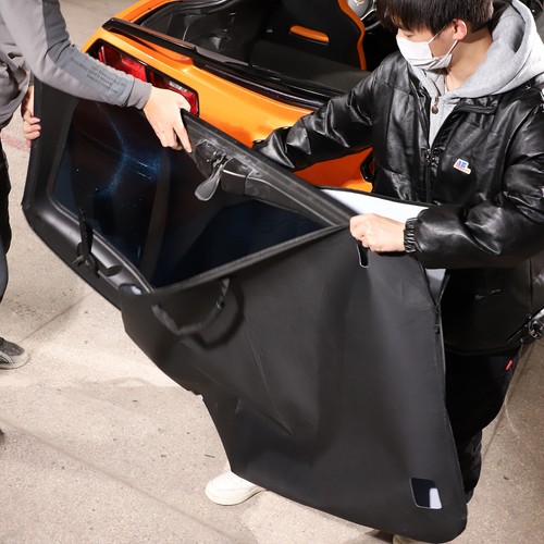 Top Roof Panel Protection Storage Cover Bag Black For Corvette C7 2014-2019 - Afbeelding 5 van 11