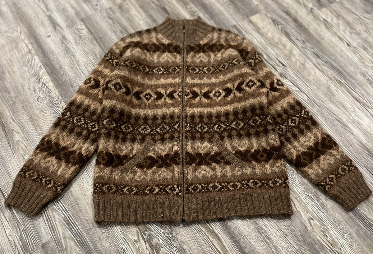 Lauren Ralph Lauren Exclusive Hand Knit Llama & Wool Nordic Lauren Ralph Lauren Exclusive Hand Knit Llama & Wool Nordic
