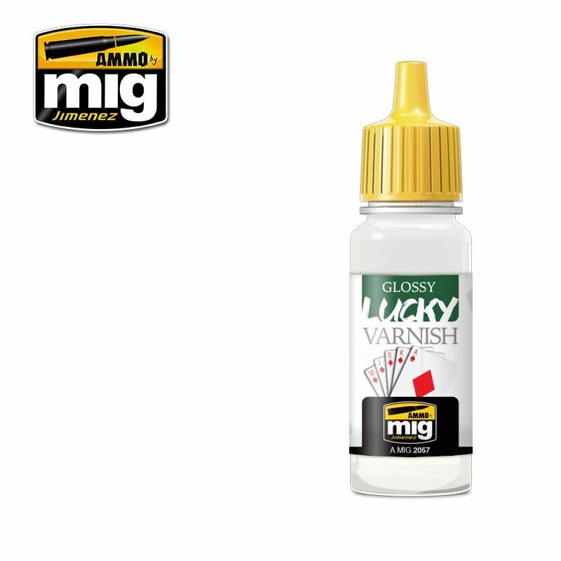 Ammo by Mig Glossy Lucky Varnish - 17ml Dropper Bottle - A.MIG-2057