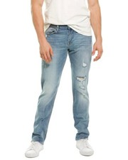 7 For All Mankind Slimmy Slim Straight Jeans Size 29 x 32 NWT Manchester Wash