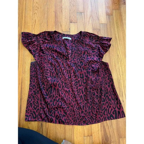 Rebecca minkoff burgundy cheetah print 