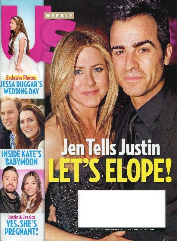 US Weekly Magazine 11-17-2014 - Jennifer Aniston, Justin Timberlake, Prince Will
