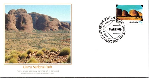 Australia 1979 FDC - Uluru Nat'l Park - Melbourne - J8761