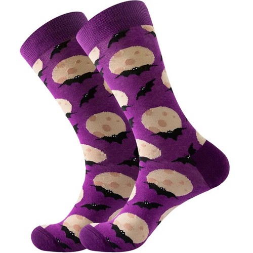 1 pair Autumn and winter new Halloween male socks skull alien female socks pumpk - Picture 31 of 43
