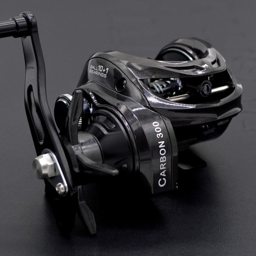 Saltwater Fishing 300 Size Baitcaster Reel 10-Pc Magnetic Brake 33LB Carbon Drag - Picture 11 of 13