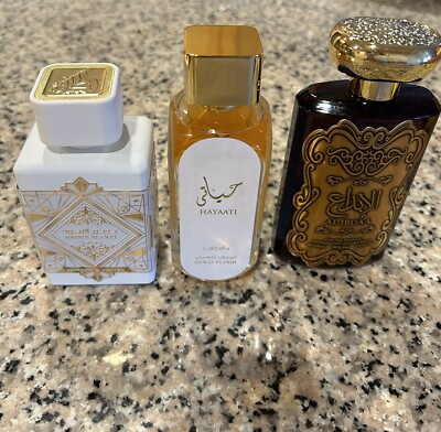 Lattafa and Ard Al Zaafaran 3.4 Fl Oz Fragrance Unisex Lot
