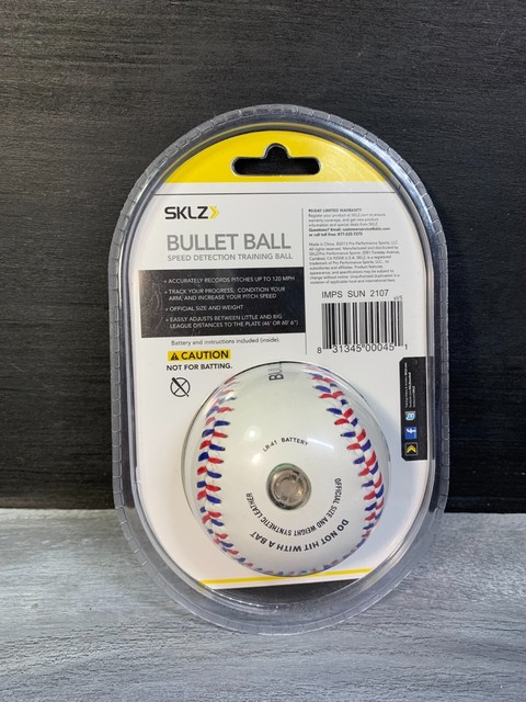 SKLZ Bullet Speed Detection Training Ball - White