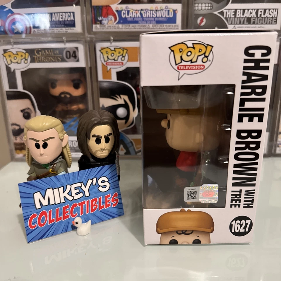 Charlie Brown Brad Kesten autografado Funko Pop Peanuts desenho animado de animação - Imagem 3 de 4