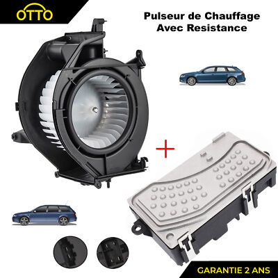 Résistance Moteur Ventilation Pour AUDI A6 C6 (et Autres) - Réf. 4F0820521/A - 6 Pôles, 12V - Neuf, Garantie 2 Ans