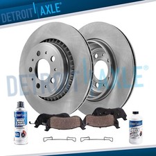 Rear Brake Rotors & Ceramic Pads for 2003-2010 2011 2012 2013 2014 Volvo XC90