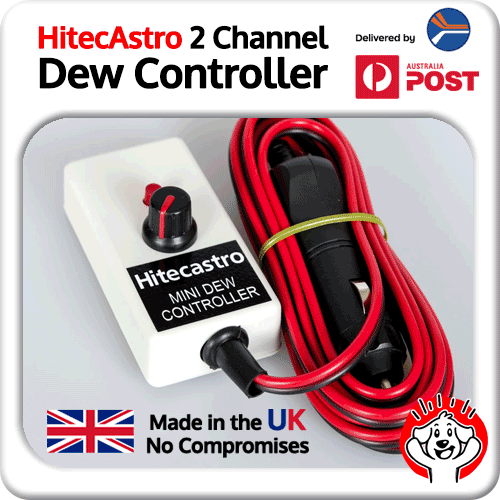 HitecAstro Mini Dew Heater Controller (2 Port/Channel) for Dew Control 12V - Afbeelding 1 van 3